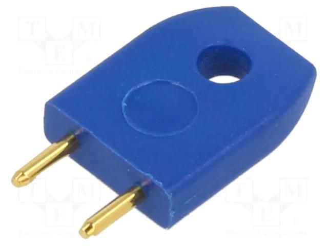 connector INSULATED PLUG (BLUE) HARWIN D3086-97