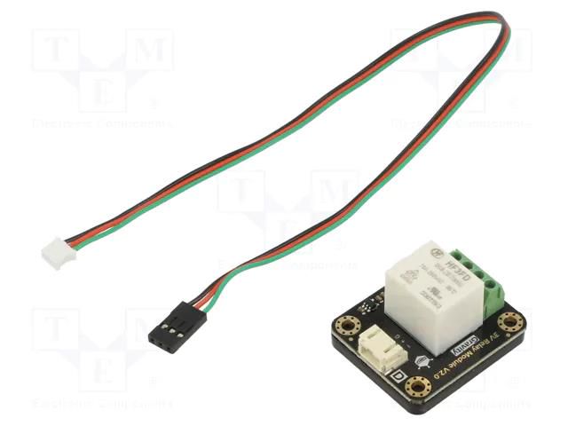 Module: relay; Ch: 1; 2.8÷5.5VDC; max.35VAC; 10A; Uswitch: max.30VDC DFROBOT DF-DFR0473