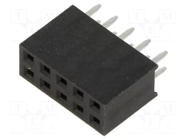 Connector: pin strips; socket; female; PIN: 10; straight; THT; 2x5 HARWIN M20-7830546