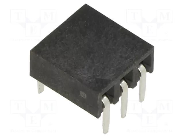 Connector: pin strips; socket; female; PIN: 3; angled 90°; THT; 1x3 HARWIN M20-7890346
