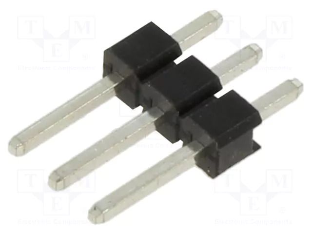 Connector: pin strips; pin header; male; PIN: 3; straight; THT; 1x3 HARWIN M20-9990346