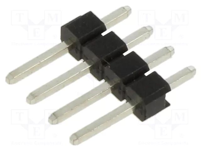 Connector: pin strips; pin header; male; PIN: 4; straight; THT; 1x4 HARWIN M20-9990446
