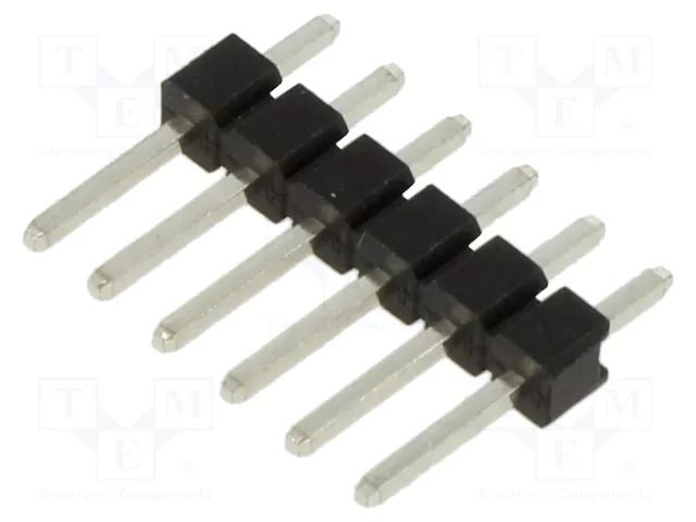 Connector: pin strips; pin header; male; PIN: 6; straight; THT; 1x6 HARWIN M20-9990646