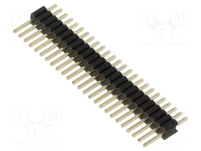 PIN: 25; male; soldering,THT; straight; 1.27mm HARWIN M52-040023V2545