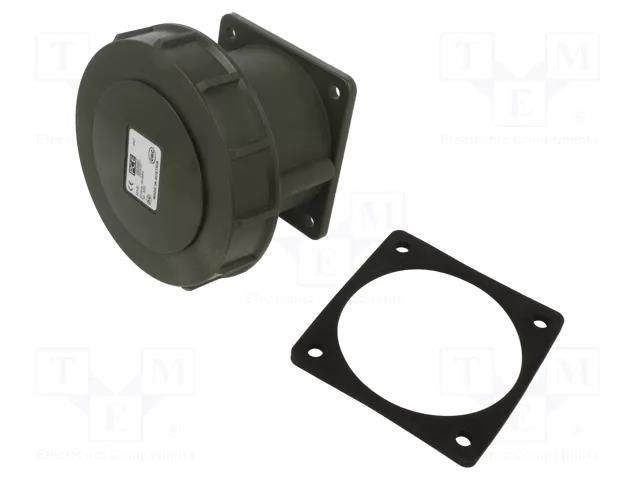 Connector: AC supply 3-phase; socket; female; 32A; 400VAC; IP67 PCE 3252-6.U