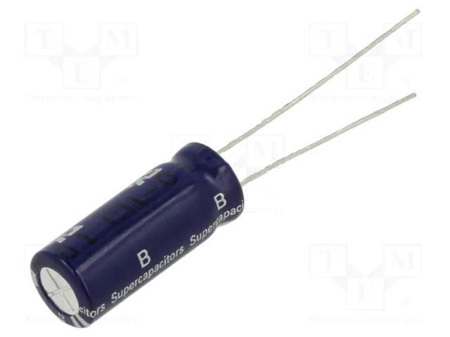 Supercapacitor; THT; 2.2F; 2.5VDC; -20÷80%; Body dim: Ø8x20mm; 9uA EATON ELECTRONICS B0820-2R5225-R