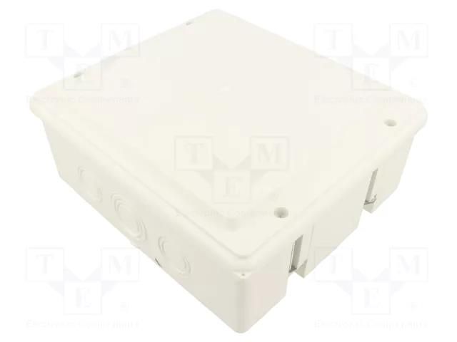 Enclosure: junction box; X: 170mm; Y: 190mm; Z: 80mm; wall mount JONEX JX-PK-8/G-WH