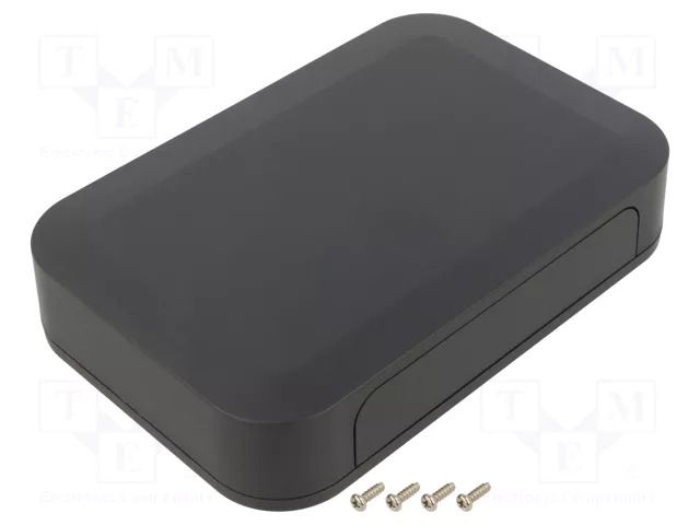 Enclosure: with panel; PF; X: 150mm; Y: 100mm; Z: 30mm; ABS; dark grey TAKACHI TKC-PF15-3-10D