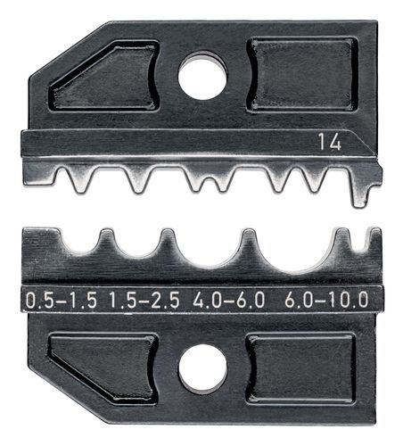 KNIPEX 97 49 14 Crimping die for non-insulated tube and crimp cable lugs and non-insulated butt and crimp connectors in accordance with DIN 46341  97 49 14