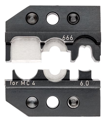 KNIPEX 97 49 66 6 Crimping die for solar cable connectors MC4® (Multi-Contact) & MC4® EVO2  97 49 66 6 4003773072102