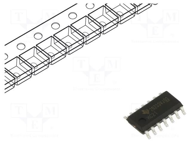 IC: digital; AND; Ch: 2; IN: 4; SMD; SO14; 2÷6VDC; HC TEXAS INSTRUMENTS SN74HC21DR