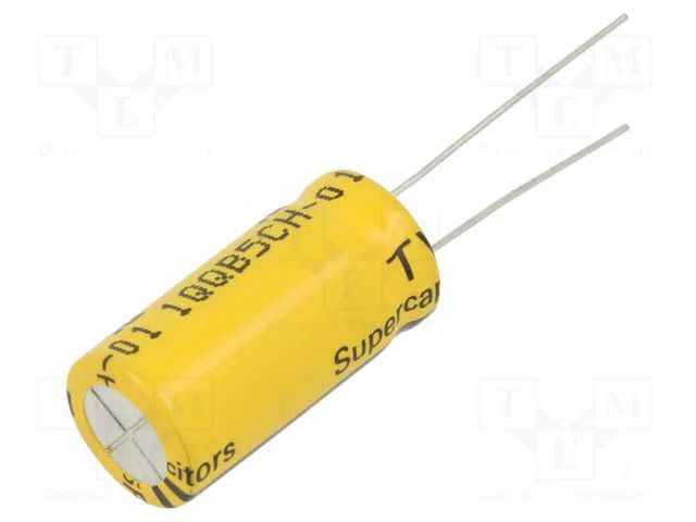 Supercapacitor; THT; 15F; 3VDC; -10÷30%; Body dim: Ø13.5x28.4mm EATON ELECTRONICS TV1325-3R0156-R