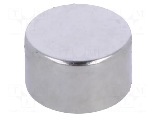 Magnet: permanent; neodymium; 5N; Ø: 5mm; H: 3mm ELESA+GANTER GN55.2-ND-5-3