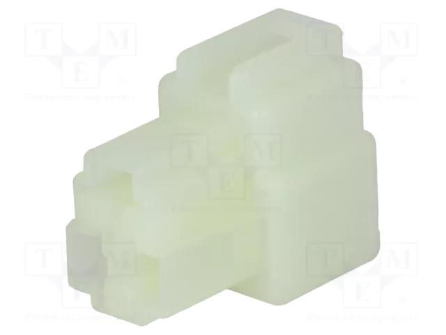 connector FF 250 REC HSG 3P NYLON NAT TE Connectivity 172131-1