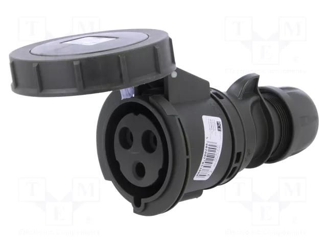 Connector: AC supply 3-phase; socket; female; 32A; 230VAC; IP67 PCE 2232-6.U