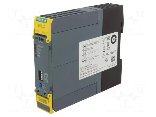 Module: safety relay; 24VDC; for DIN rail mounting; 3SK1; IP20 SIEMENS 3SK1121-1AB40