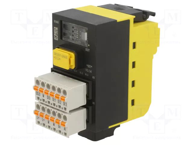 Fail-safe interface module; 3SU1.5; Ø22mm; spring clamps; 24VDC SIEMENS 3SU1400-1LL10-3BA1