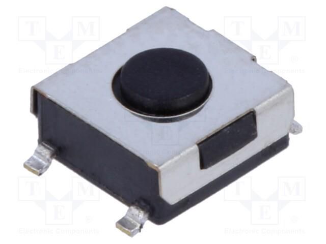 Microswitch TACT; SPST-NO; Pos: 2; 0.05A/24VDC; SMT; none; 1.6N TE Connectivity 1-1437565-9