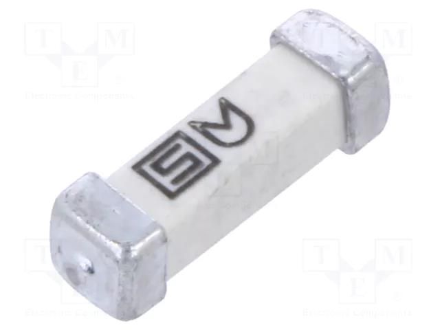 Fuse: fuse; 1.6A; 250VAC; 125VDC; quick blow; ceramic; 3x10.1mm; SMD SCHURTER 3405.0168.11