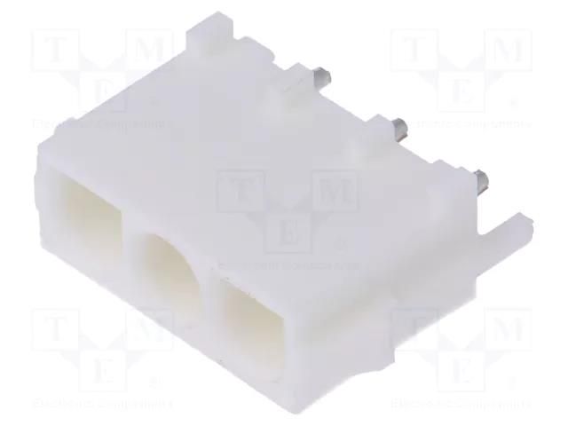 Connector: wire-board; socket; male; PIN: 3; Universal MATE-N-LOK TE Connectivity 641966-1