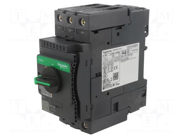 Motor breaker; 30kW; 230÷690VAC; for DIN rail mounting; IP20 SCHNEIDER ELECTRIC GV3L65