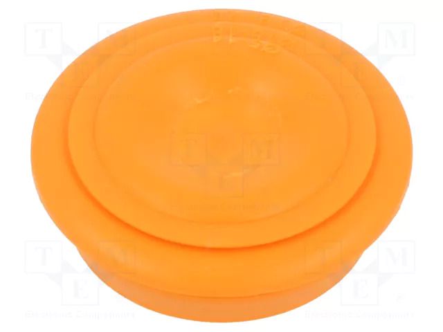 Grommet; elastomer thermoplastic TPE; orange; Øcable: 0÷22mm OBO BETTERMANN OBO-7205675