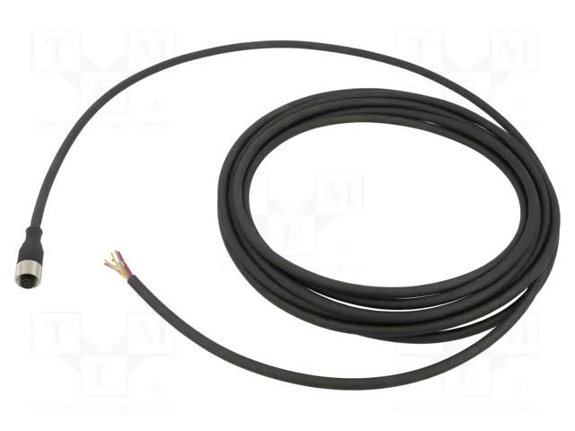 Cable: for sensors/automation; M12; PIN: 8; straight; 5m; plug; XZCP TELEMECANIQUE SENSORS XZCP29P11L5