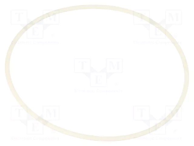O-ring gasket; silicone; Thk: 2mm; Øint: 75mm; white; -60÷160°C ORING USZCZELNIENIA TECHNICZNE O-75X2-SI-WH