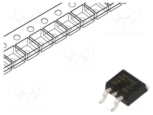 Thyristor; 800V; Ifmax: 25A; 16A; Igt: 40mA; D2PAK; SMD; reel,tape STMicroelectronics TN2540-800G-TR
