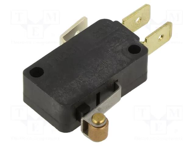 Microswitch SNAP ACTION; 10A/250VAC; with lever (with roller) HONEYWELL V7-6B19E9-201