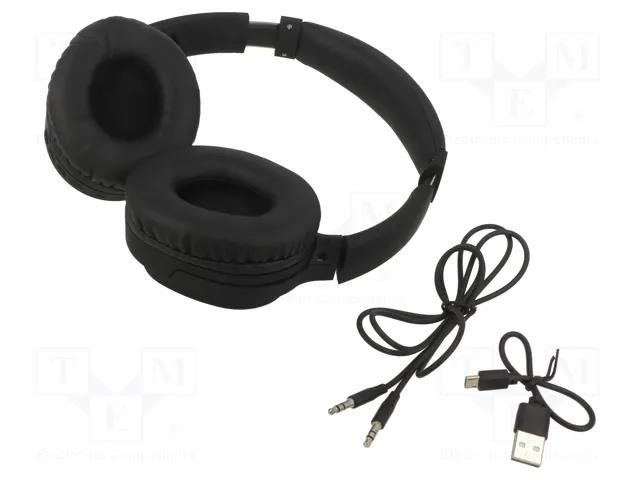 Headphones; black; headphones; 32Ω; Bluetooth: 5.0 VCOM M291-B