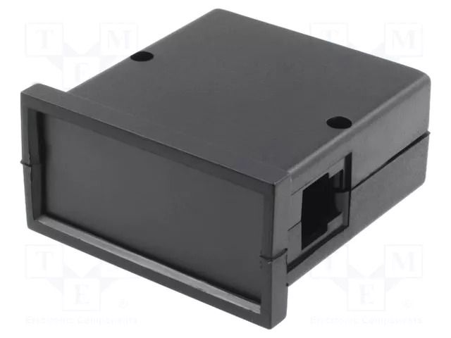 Enclosure: panel; X: 72mm; Y: 72mm; Z: 36mm; ABS; black; screwed MASZCZYK ABS-61PC-BK
