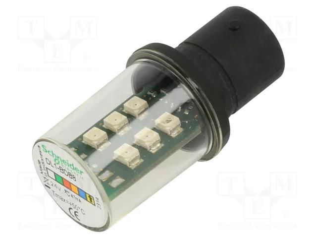 LED lamp; yellow; BA15D; 24VDC; 24VAC SCHNEIDER ELECTRIC DL1BDB8