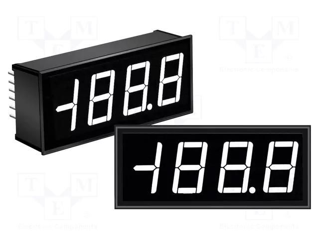 Voltmeter; digital,mounting; -200÷200V; on panel; LCD; 3,5 digit Murata Power Solutions DMS-30PC-3-RL-C