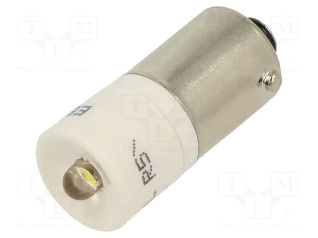 LED lamp; white warm; BA9S,T10; 28VDC; 28VAC; plastic; 3mm CML INNOVATIVE TECHNOLOGIES 1860245L3