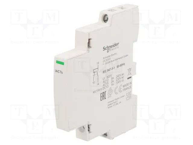 Auxiliary contacts; side; Contacts: SPDT SCHNEIDER ELECTRIC A9C15915