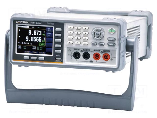 Tester: batteries and rechargeable batteries; 264x107x350mm GW INSTEK GBM-3300