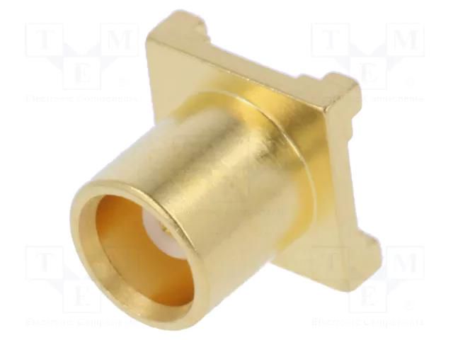 Connector: MCX; socket; female; straight; 50Ω; SMT; on PCBs; PTFE AMPHENOL RF 919-384J-51P