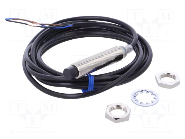 Sensor: inductive; OUT: PNP / NO; 0÷8mm; 10÷30VDC; M12; 2m; IP67 OMRON E2E-X8MB1TL12-2M