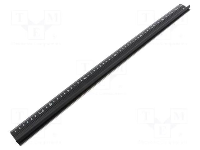 Ruler; L: 0.6m; black TAJIMA TJ-CTGSL600/K1