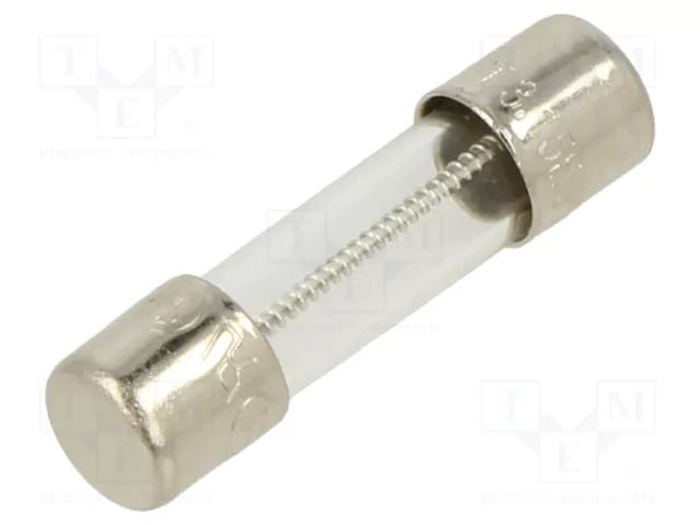 Fuse: fuse; 3.15A; 250VAC; time-lag; cylindrical,glass; 5x20mm; 5ET BEL FUSE 5ET-3.15-R
