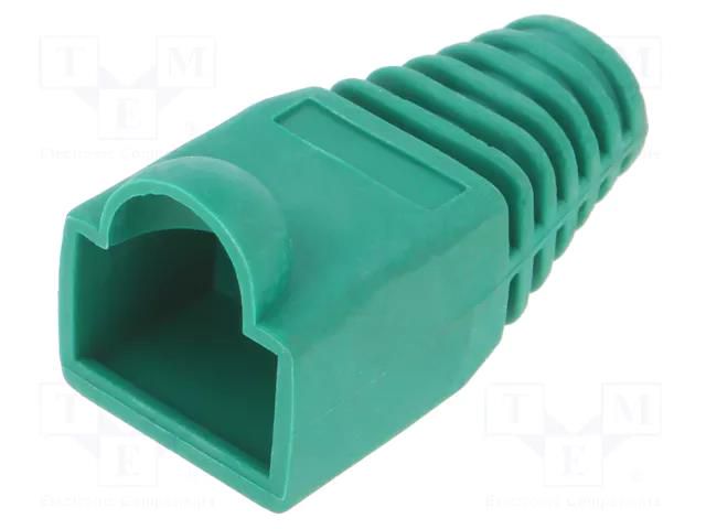 RJ45 plug boot; green BM GROUP BM01060V