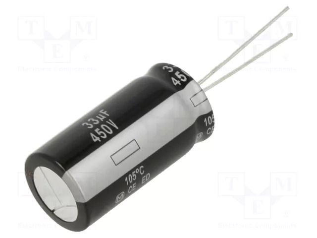 Capacitor: electrolytic; THT; 68uF; 450VDC; Ø18x40mm; ±20%; 10000h PANASONIC EEUEE2W680