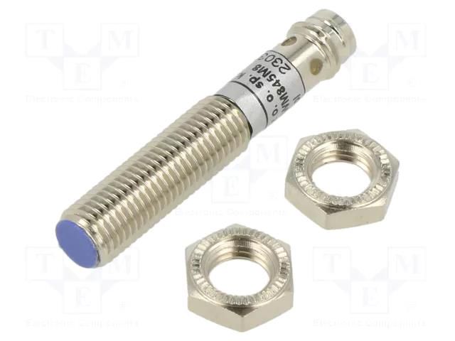 Sensor: inductive; OUT: PNP / NO; 0÷3mm; 10÷30VDC; M8; IP67; 200mA SELS PCID3ZPKW-M8-45-M8