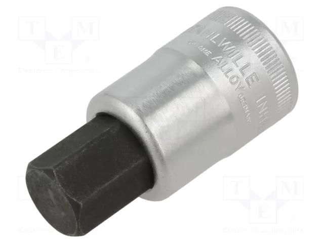 Socket; hex key,socket spanner; HEX 17mm; 1/2"; INHEX STAHLWILLE ST-3050017