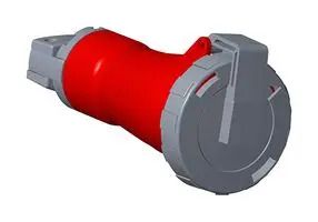 CONN, MAIN SOCKET, 3P4W, 20A, 480V, RED 2CMA100315R1000