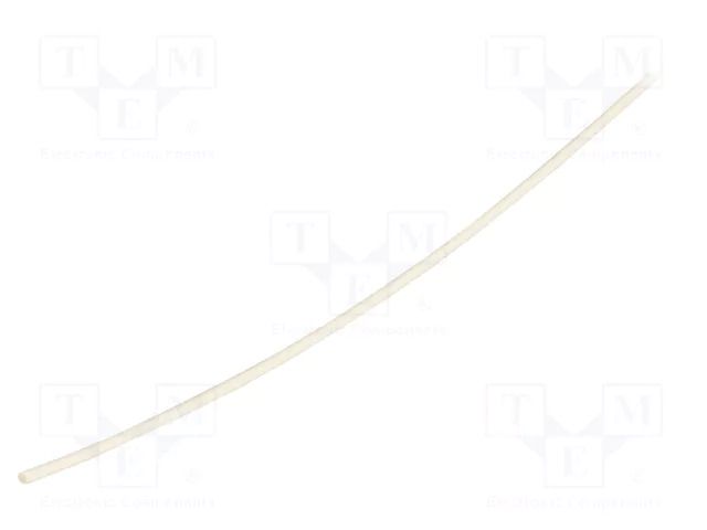 Heat shrink sleeve; glueless,flexible; 2: 1; 1.2mm; L: 1.2m; white TE Connectivity RNF-100-3/64-9-STK
