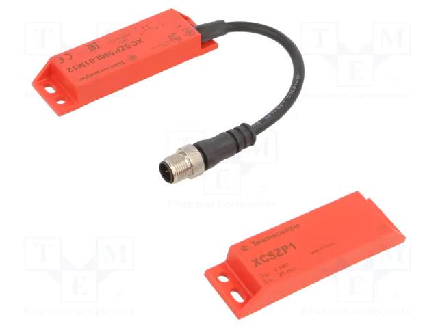 Safety switch: magnetic; XCSDM Standard; NC + NO; IP67; plastic TELEMECANIQUE SENSORS XCSDMP590L01M12