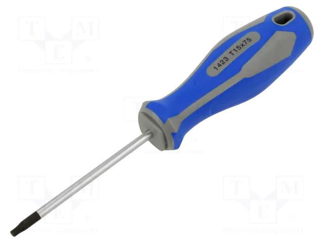Screwdriver; Torx®; TX15; 75mm KING TONY KT-14231503