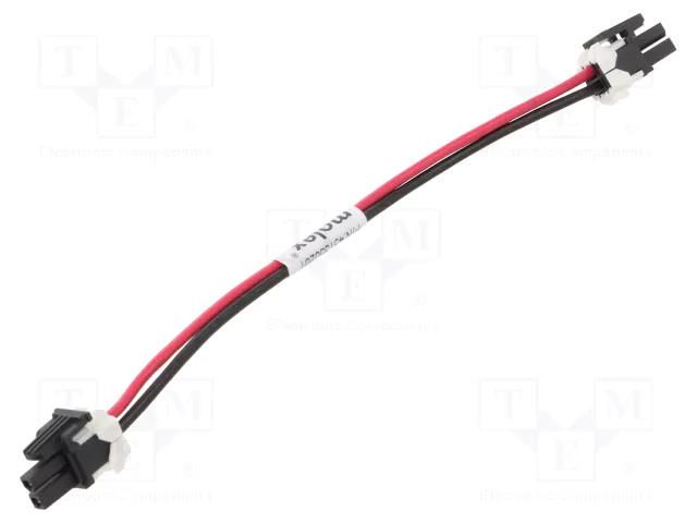 connector Minifit 2 Circuit 150MM Cable Assembly MOLEX MX-45135-0201